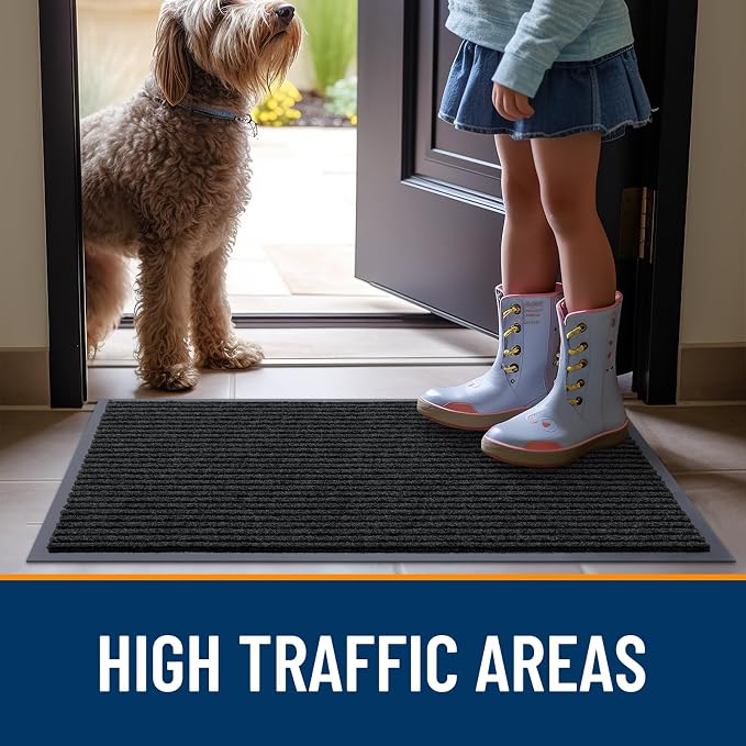 OLANLY Front Door Mat 29.5x17, Waterproof Heavy-Duty Indoor Outdoor Doormat | - Image 7