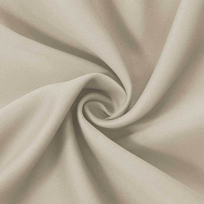 Light Beige Thermal Blackout Curtains/42 x 95 Inch/Set of 2 Panels Room - Image 5
