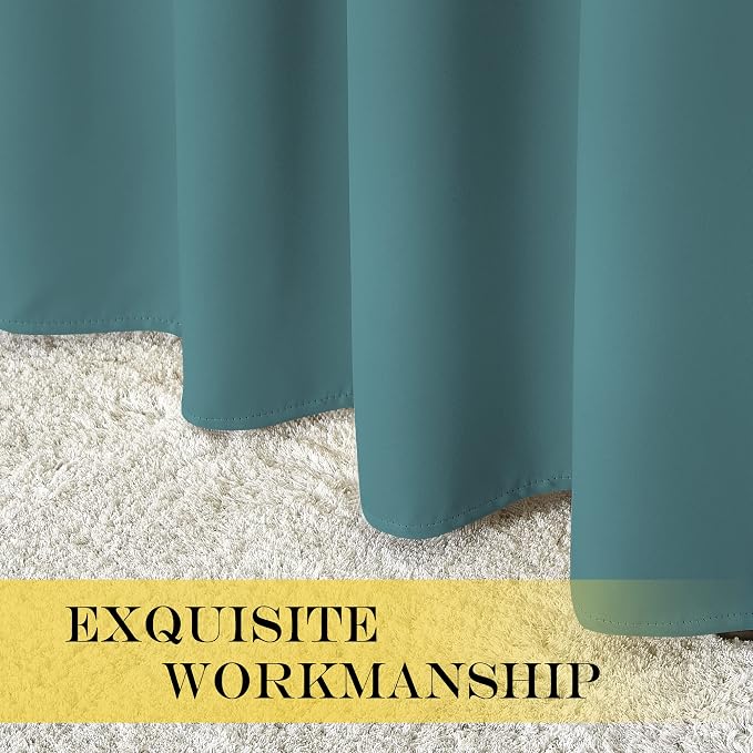 NICETOWN Blackout Curtains 54 Inches Long, Thermal Insulated Room Darkening - Image 5