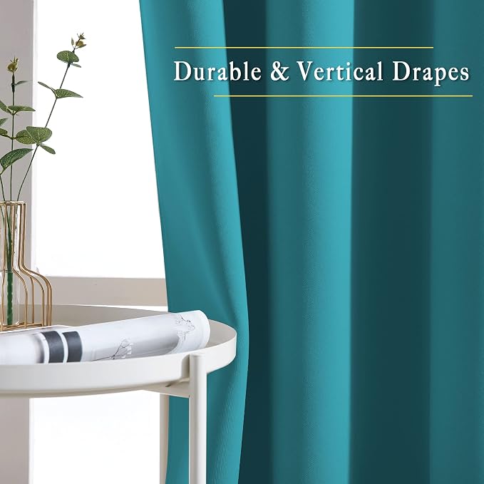 NICETOWN Blackout Curtains 54 inches Long - Image 5