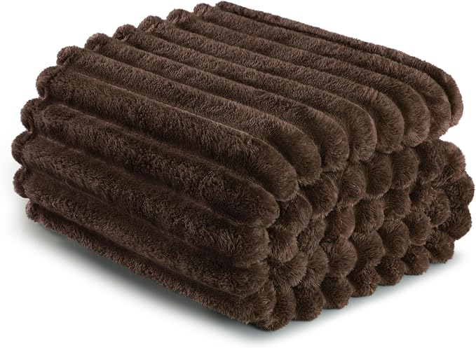 Exclusivo Mezcla Striped Twin Size Fleece Blanket - Image 8