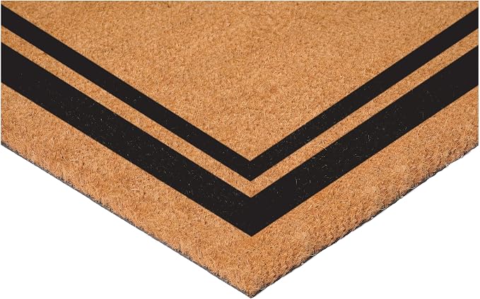 Calloway Mills 152962436A Black Border 24" x 36" Monogram Doormat - Image 6