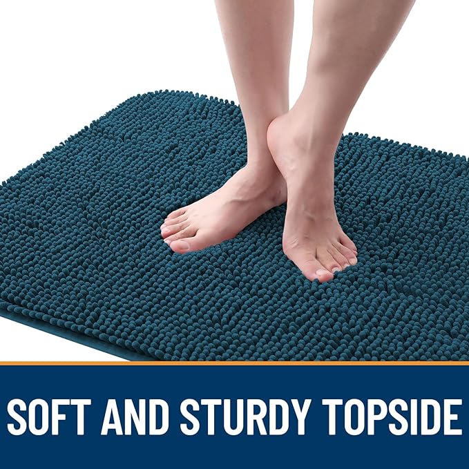 OLANLY Dog Door Mat for Muddy Paws 59x24, Super Absorbent Chenille Mud Mat | - Image 4