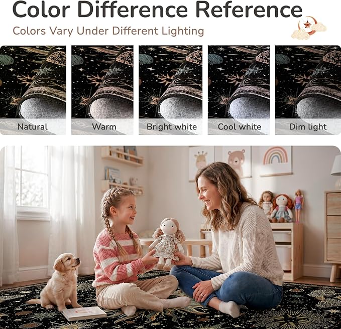 Vacuum-Friendly, 8x10 Washable Area Rug - Image 6
