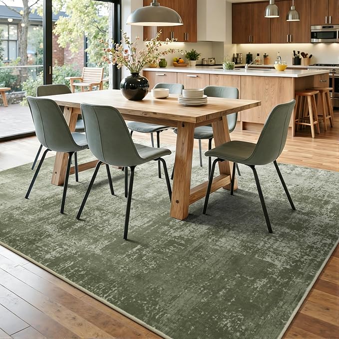 4x6 Ft Area Rugs for Living Room, Soft Non-Slip Washable Rugs Modern Abstract - Image 9