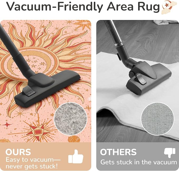 Vacuum-Friendly, 2x6 Washable Area Rug - Image 5