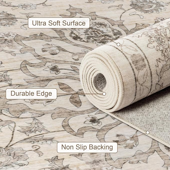 9x12 Area Rugs Living Room: Washable Rug - Image 7