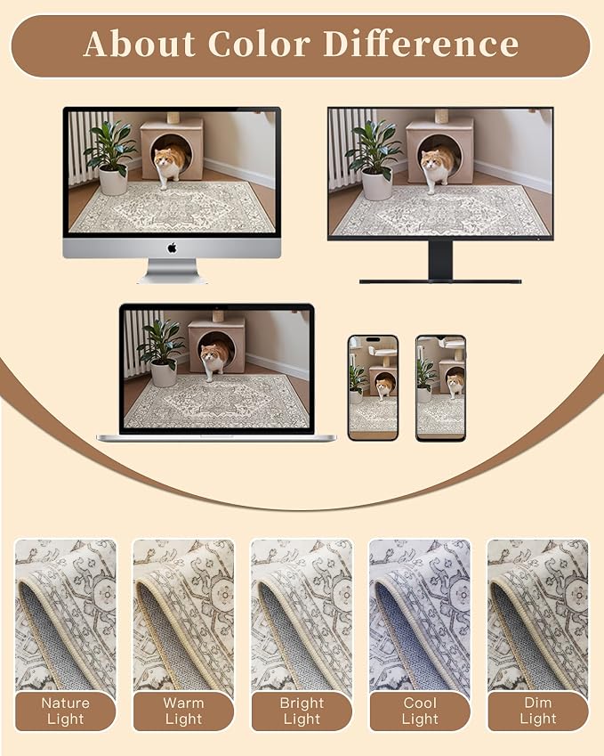 Madane Washable Runner Rug 2x6 Runners - Image 9