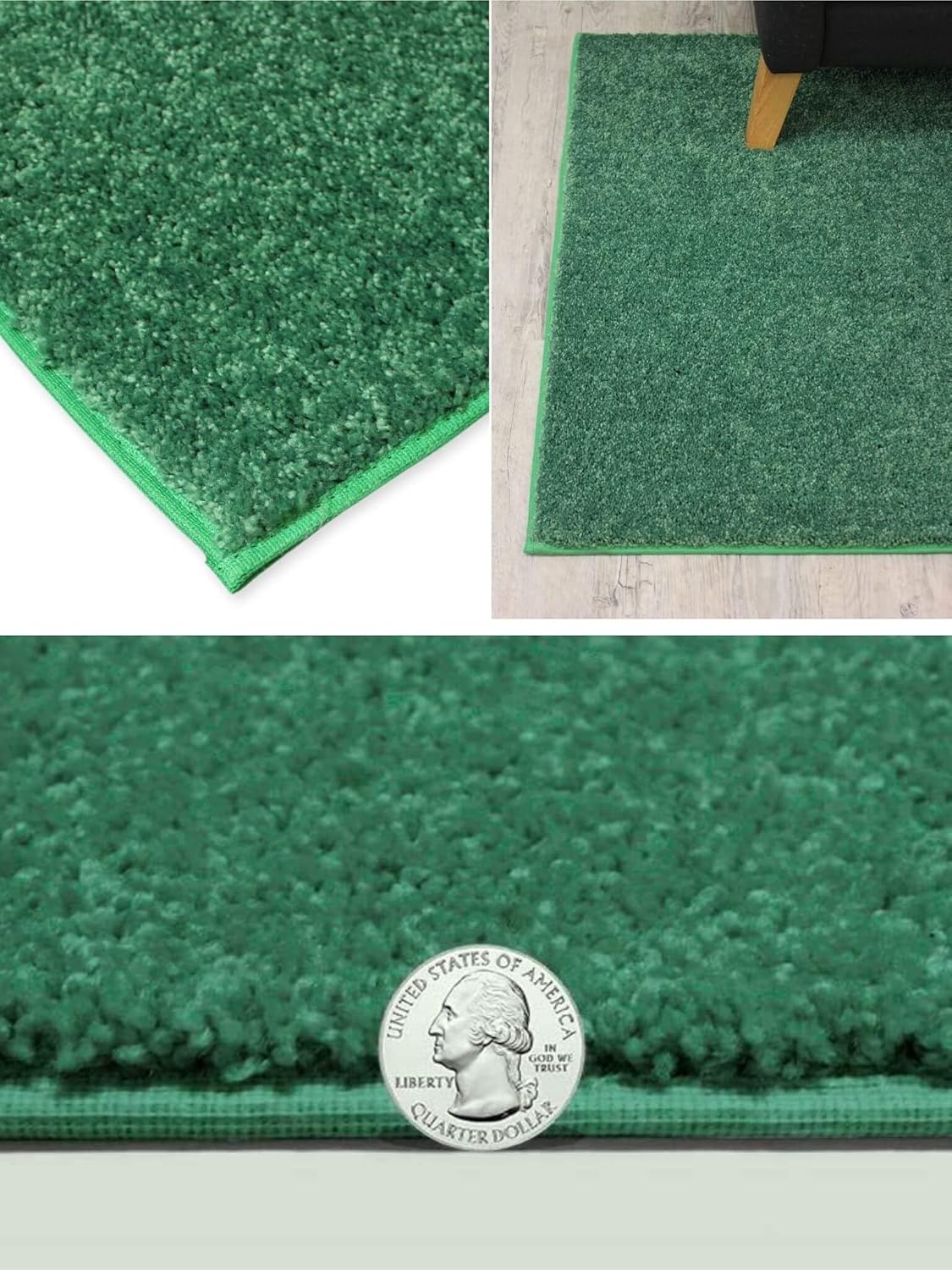 KOECKRITZ Soft and Colorful Kids Classroom Area Rugs (Passes Flammability Pill Test) Many Sizes and Bright Colors to Select from (4' Round, Froggy)