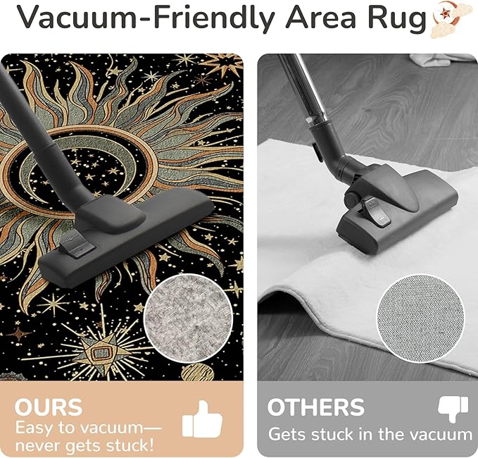 Vacuum-Friendly, 3x5 Washable Area Rug - Image 5