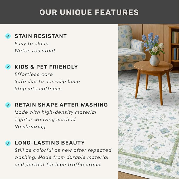 Oushak Runner 2x10 Hallway Rug - Image 7