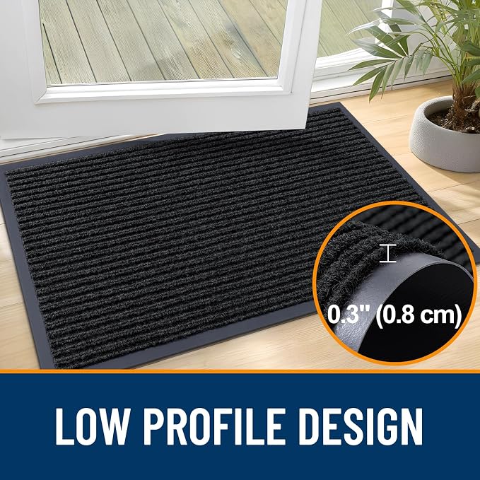 OLANLY Front Door Mat 59x23, Waterproof Heavy-Duty Indoor Outdoor Doormat | - Image 4