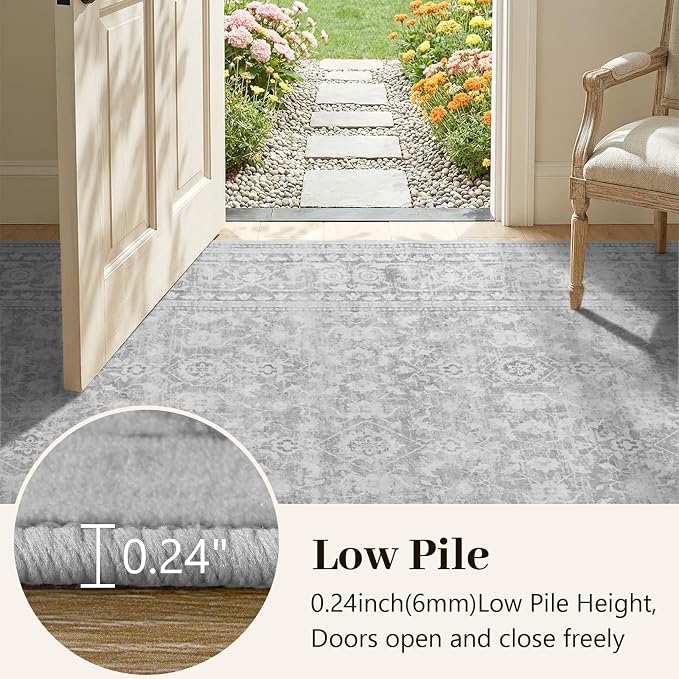 8x10 Ft Large Area Rugs for Living Room, Soft Non-Slip Machine Washable Rug - Image 7