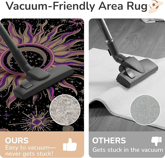 Vacuum-Friendly, 8x10 Washable Area Rug - Image 5