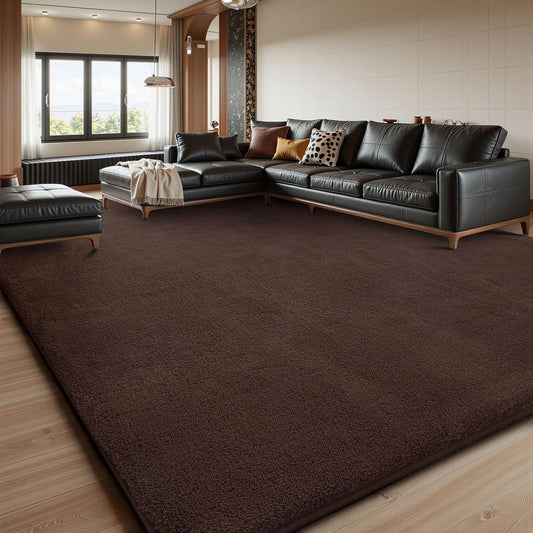 Sour Lemon 9x12 Area Rugs for Living Room, Soft Large Area Rug Fluffy Rugs for Bedroom，Machine Washable Area Rug Non Slip Carpet Rug for Living Room Playroom Kids Room Home Decor