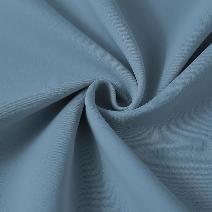 2 Panels Pinch Pleats Curtains 72 Inches Long, Heat and Full Light Blocking - Image 6