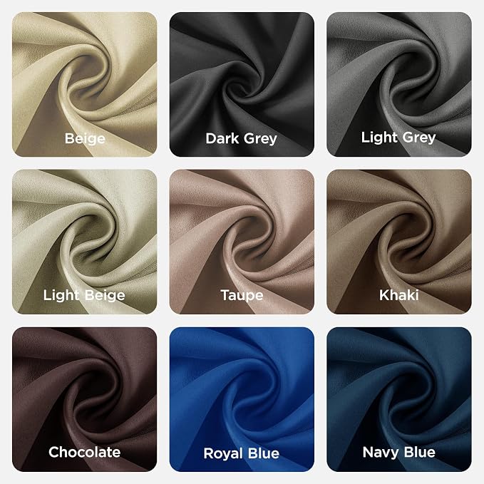 Joydeco Blackout Curtains 120 Inch Length 2 Panels Set, Thermal Insulated Long - Image 9