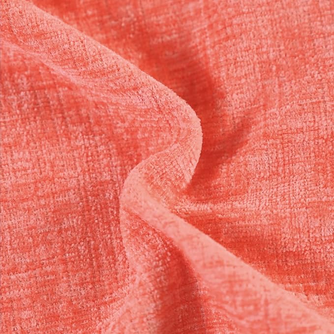 CaliTime Decorative Couch Throw Pillow Covers 16 X 16 Inches Living Coral | - Image 2