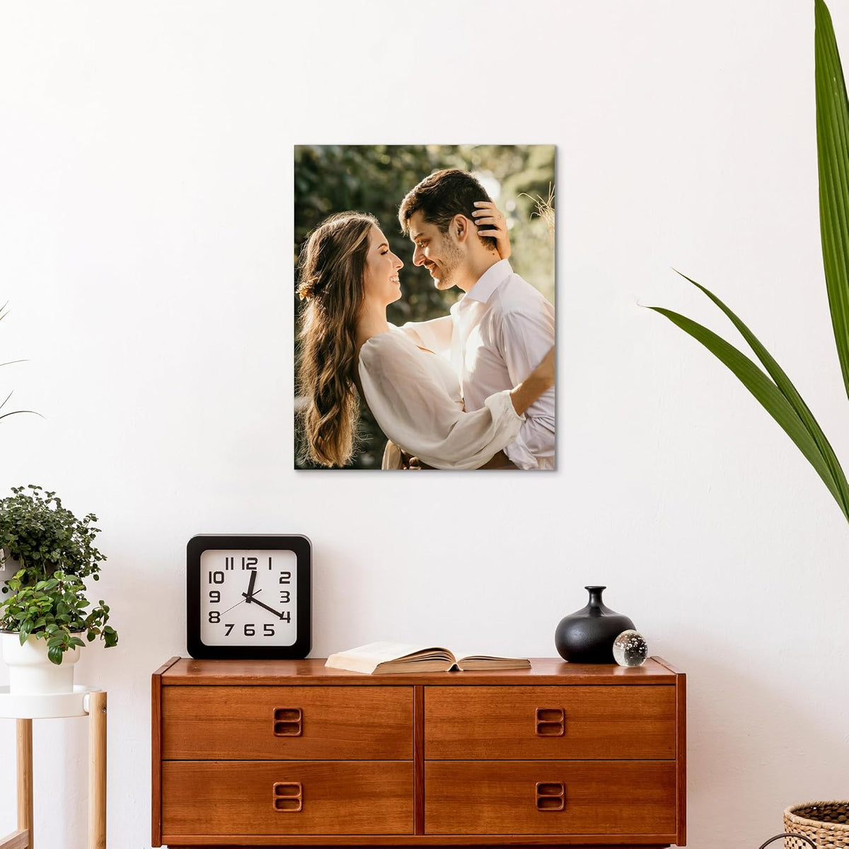 WayToLight Custom Canvas Prints with Your Photos Framed Personalized Picture Canvas Prints Wall Art Ideal for Home Decor Christmas Family Gifts (24" x 36")