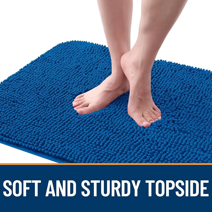 OLANLY Dog Door Mat for Muddy Paws 30x17, Super Absorbent Chenille Mud Mat | - Image 4