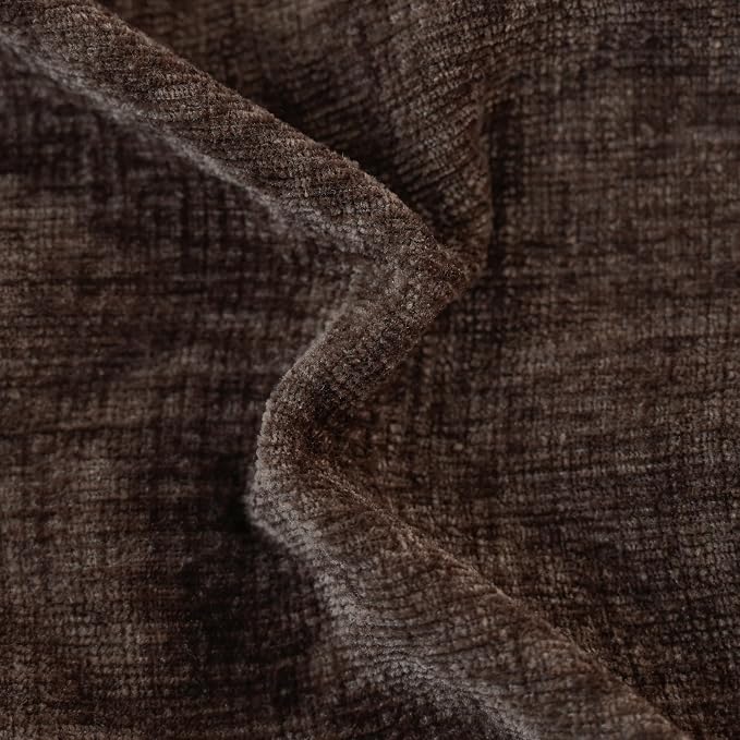 CaliTime Decorative Couch Throw Pillow Covers 20 X 20 Inches Coffee | Pack of 2 - Image 2