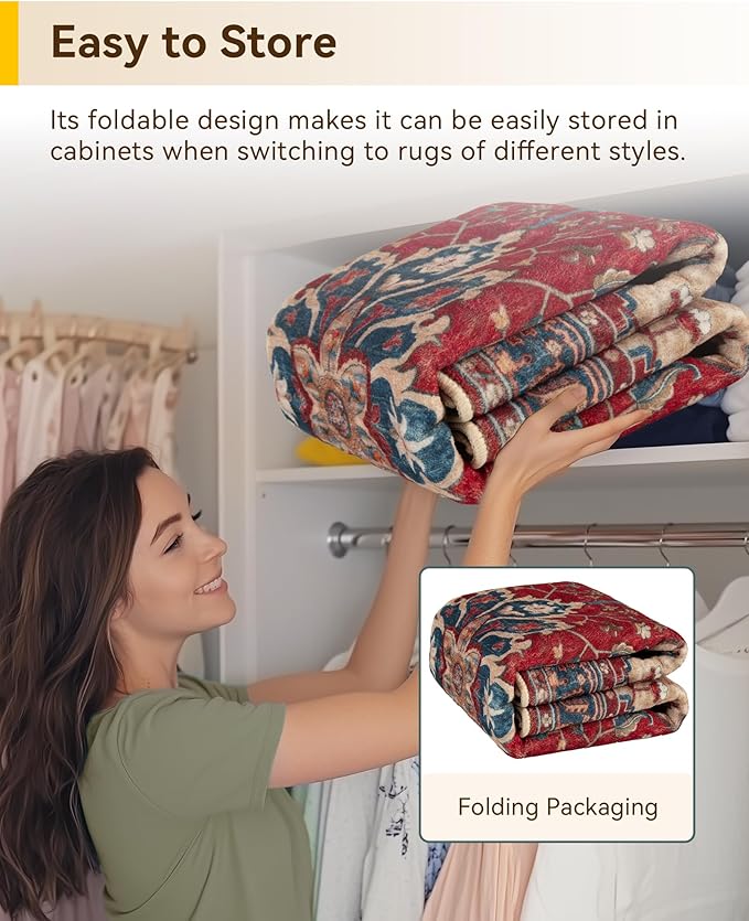 RELEANY Washable Area Rug, Runner 2'x6', Water Repellent, Pet Friendly - Image 7