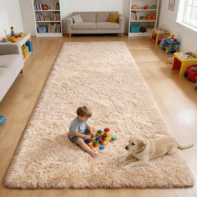 OLANLY 6x11 Machine Washable Large Area Rugs by OLANLY