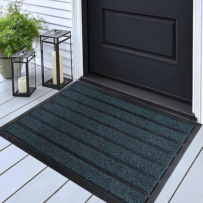 ubdyo Extra Durable Door Mat Outside Entrance | Dirt Trapping, Non-Slip Backing by UBDYO