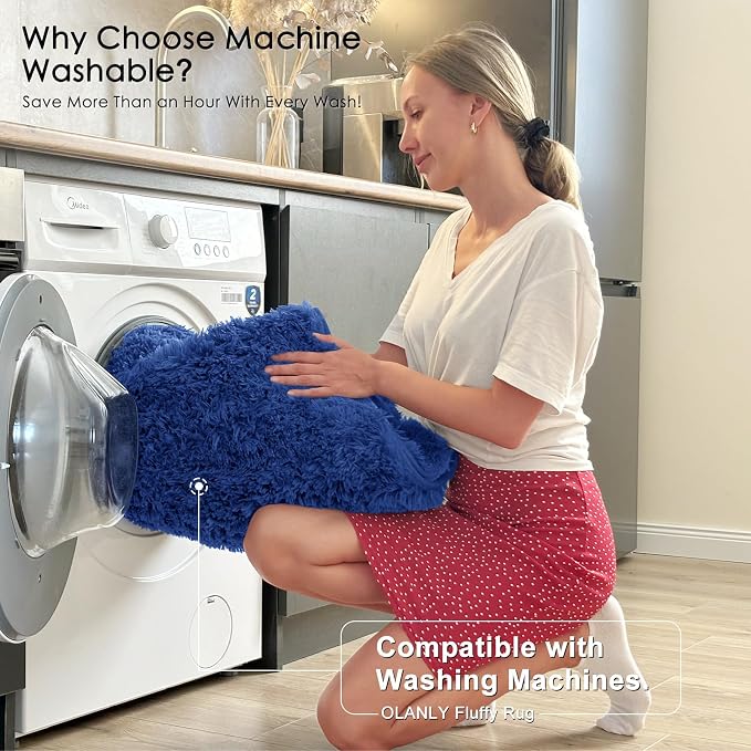 OLANLY 2x4 Machine Washable Runner Rugs - Image 2