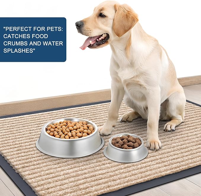 OLANLY Front Door Mat 59x23, Waterproof Heavy-Duty Indoor Outdoor Doormat | - Image 6