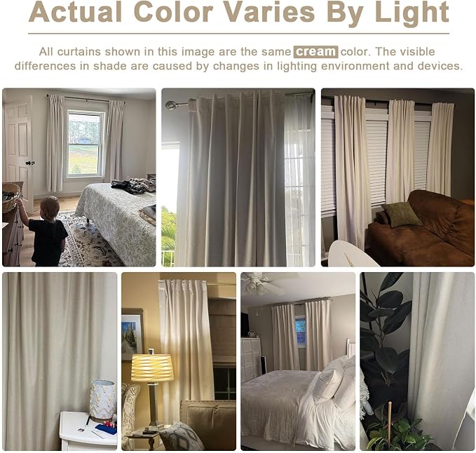 Linen Textured Total Blackout Curtains - Image 9