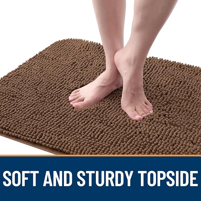 OLANLY Dog Door Mat for Muddy Paws 70x24, Super Absorbent Chenille Mud Mat | - Image 4