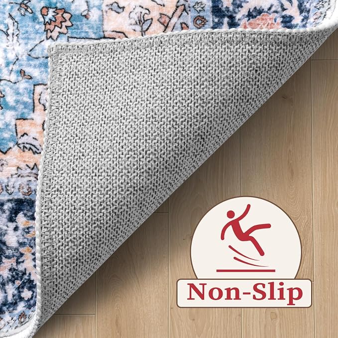 SERISSA 3x4 Washable Non Slip Boho Area Rug - Image 4