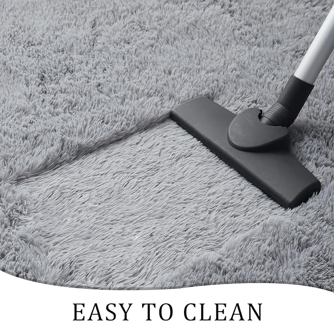 Chicrug Soft Runner Rugs for Bedroom Living Room Plush Fluffy Rug 3x8 | Shag - Image 7
