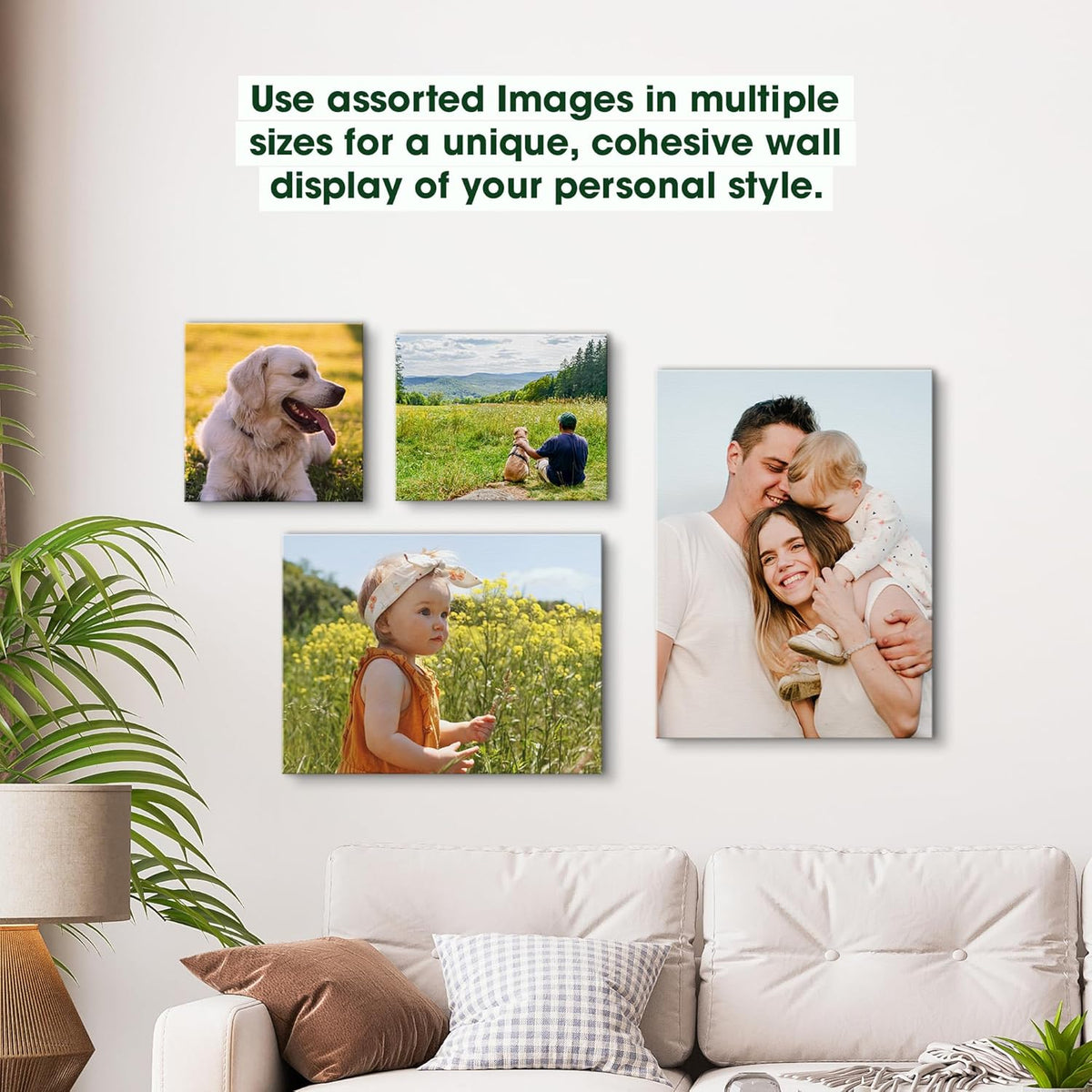BuildASign Custom Canvas Prints with Your Photos – Personalized Picture To Canvas Wall Art, Perfect for Home Decor, Gifts & Keepsakes, Ready to Hang (16" L x 20" W x .75”D, Classic Brown)