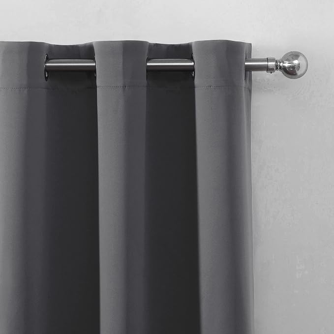 Frost Grey Blackout Curtains 40 x 63 Inch Length/Set of 2 Curtain - Image 7