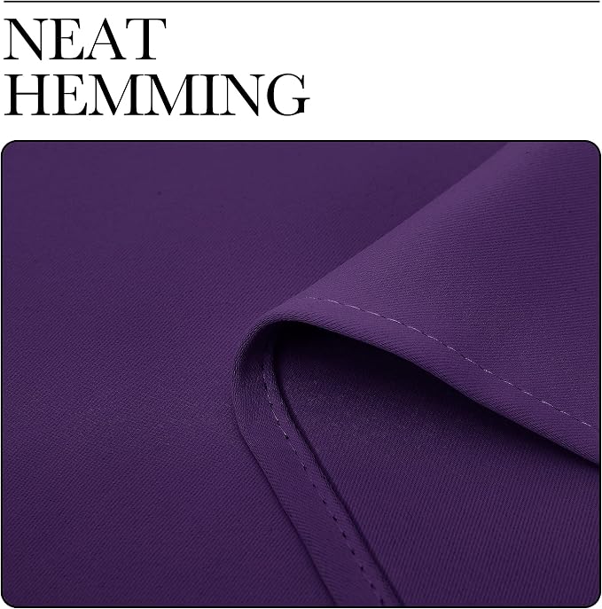 NICETOWN Purple Kitchen Blackout Curtains, Home Decoration Thermal Insulated - Image 8