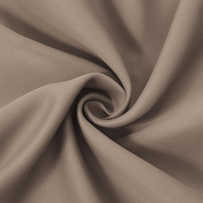 Cappuccino Thermal Blackout Curtains/52 x 72 Inch/Set of 2 Panels Room - Image 5