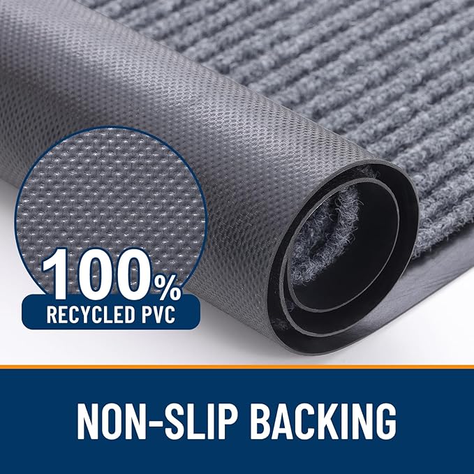 OLANLY Front Door Mat 47x23, Waterproof Heavy-Duty Indoor Outdoor Doormat | - Image 3