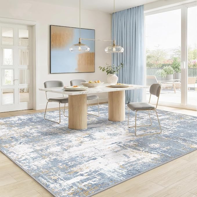 RELEANY Washable 5'x7' Abstract Area Rug - Image 2