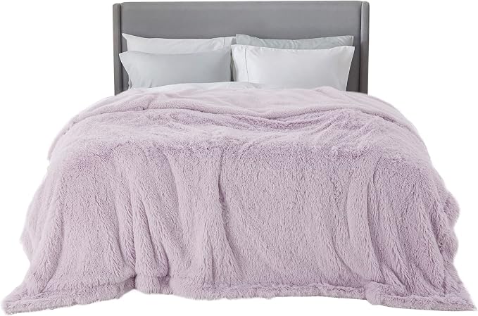 Bedsure GentleSoft Fluffy Lavender Purple King Size Blanket by Unknown