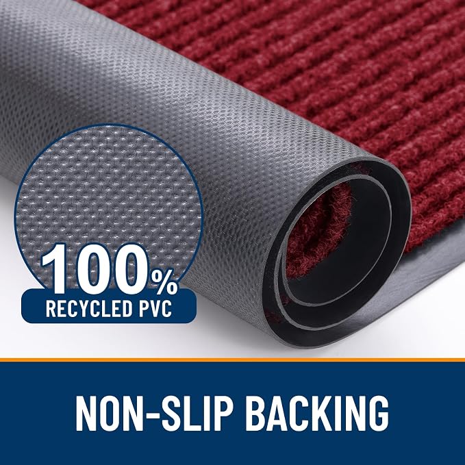 OLANLY Front Door Mat 59x20, Waterproof Heavy-Duty Indoor Outdoor Doormat | - Image 3