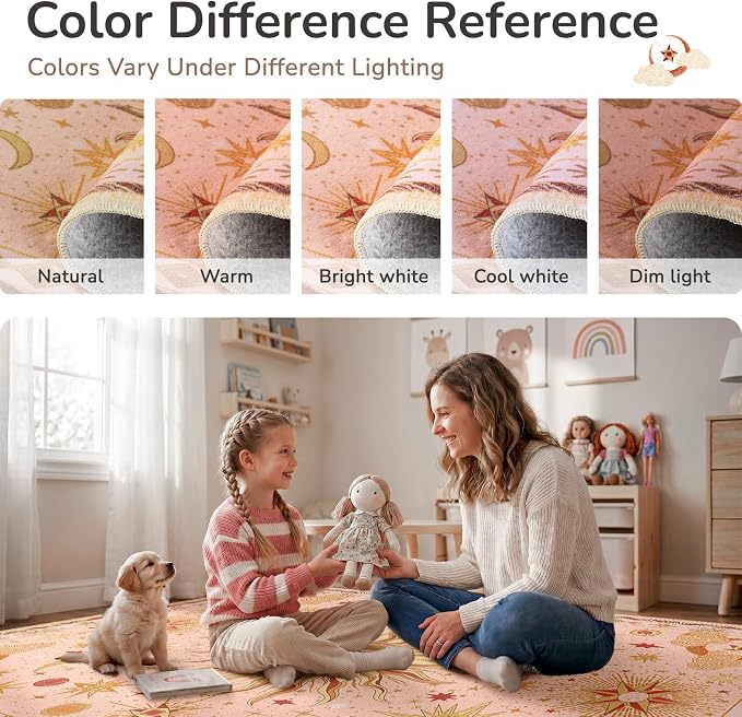 Vacuum-Friendly, 9x12 Washable Area Rug - Image 7
