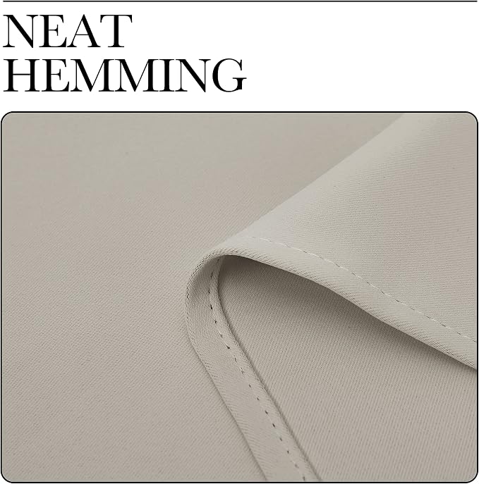 NICETOWN Room Darkening Curtain Panels 90 inches Long, Privacy Draperies - Image 8