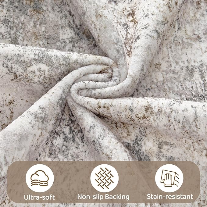UERMEI 9x12 Area Rug Living Room Rugs - Image 7