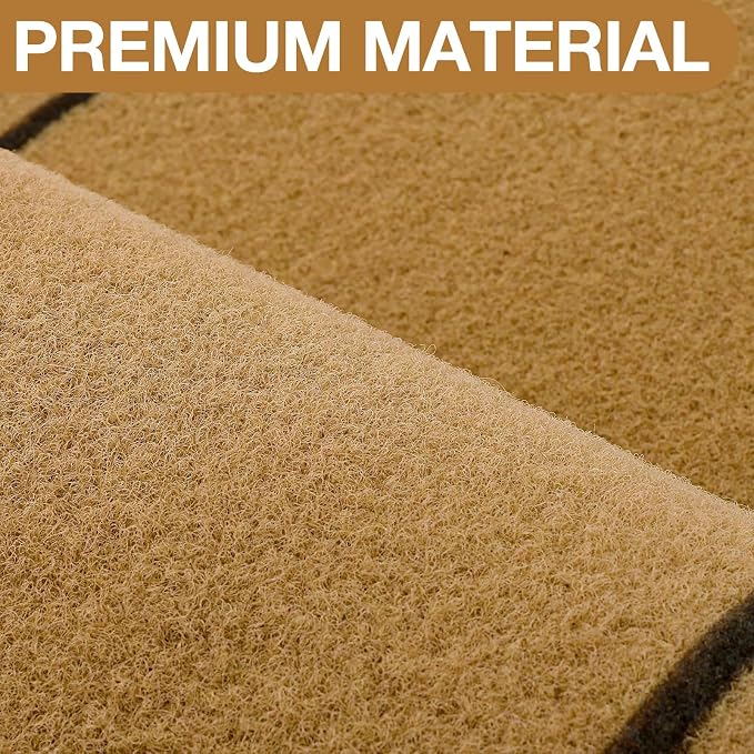 OLANLY Half Circle Front Door Mat, Low Profile Doormat, Stain and Fade Resistant - Image 6