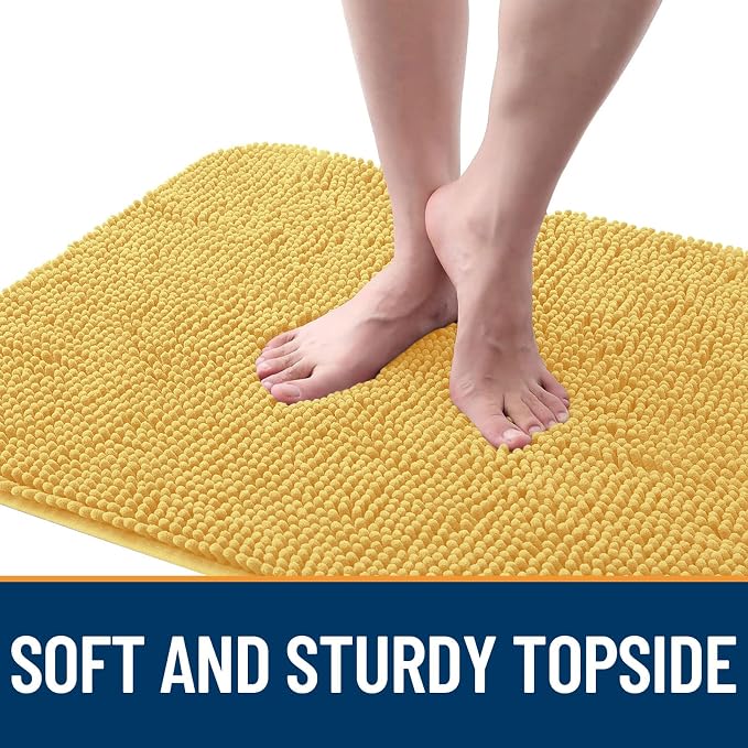 OLANLY Dog Door Mat for Muddy Paws 47x24, Super Absorbent Chenille Mud Mat | - Image 4