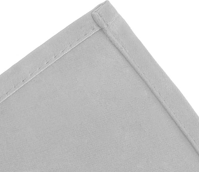Light Grey Blackout Curtains 66 x 63 Inch Length/Set of 2 Curtain - Image 8