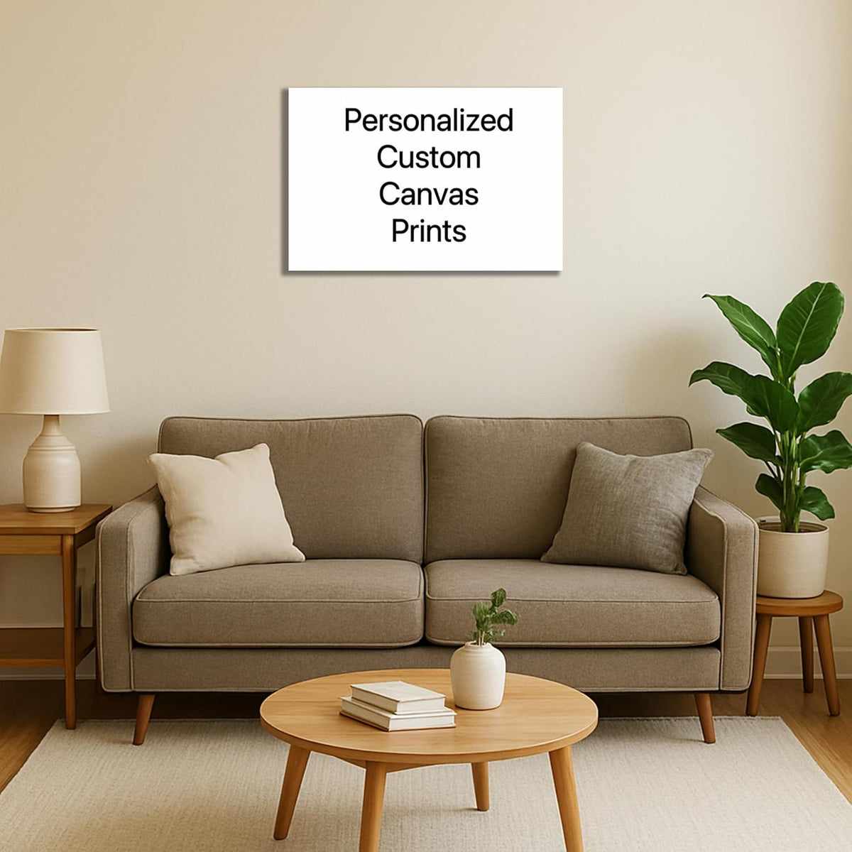 Personalized Custom Poster Prints: 12L x 18W Photo On Canva Transform Your Photos into Stunning Unframed Wall Art Digitally Printed (12L x 18W, Unframed)
