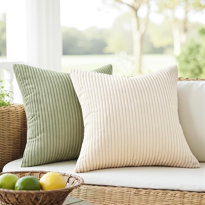 Topfinel 20x20 Set of 4 Livingroom Cushion Covers Soft Boho Decorative Velvet - Image 3